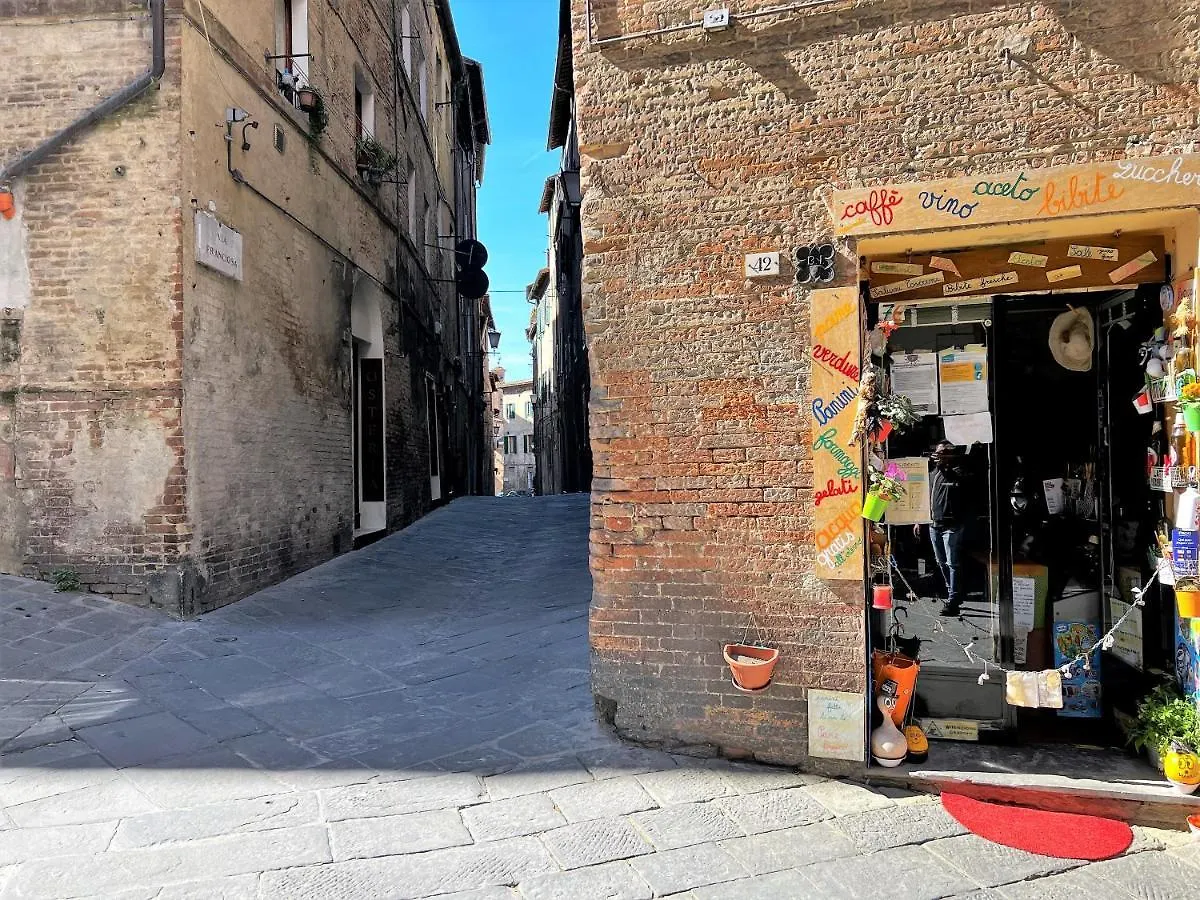 La Casina In Via Franciosa Lägenhet Siena
